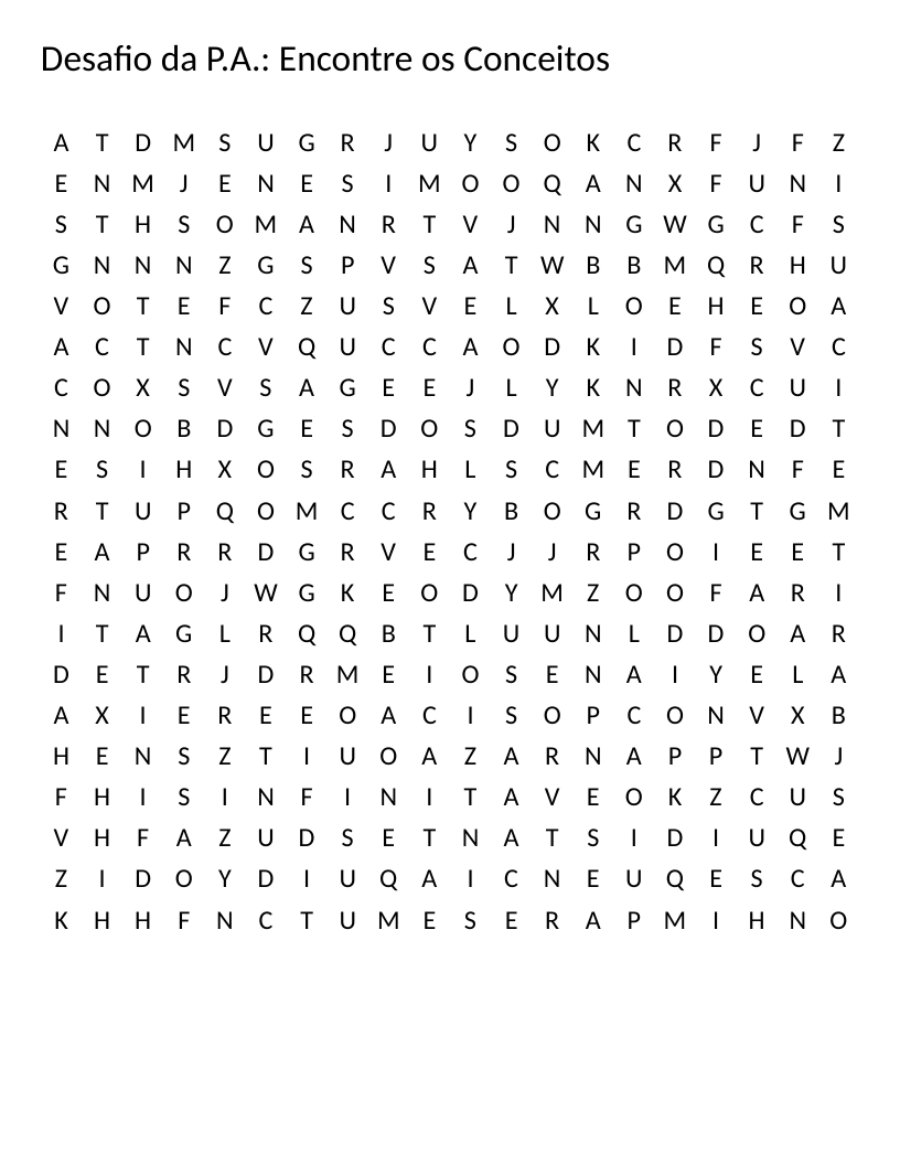 Portuguese arithmetic progression word search with mathematics terms like progressão, razão, and sequência.