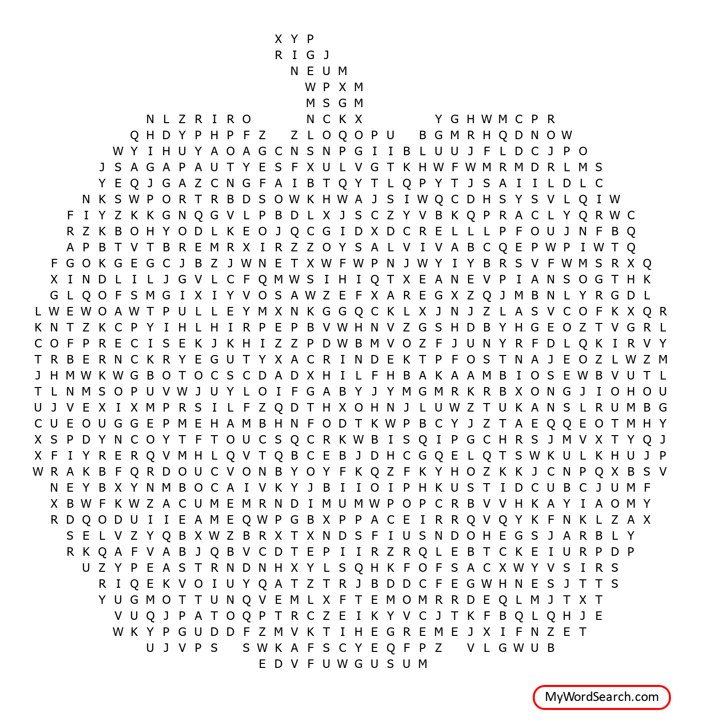 "Africa Digs word search