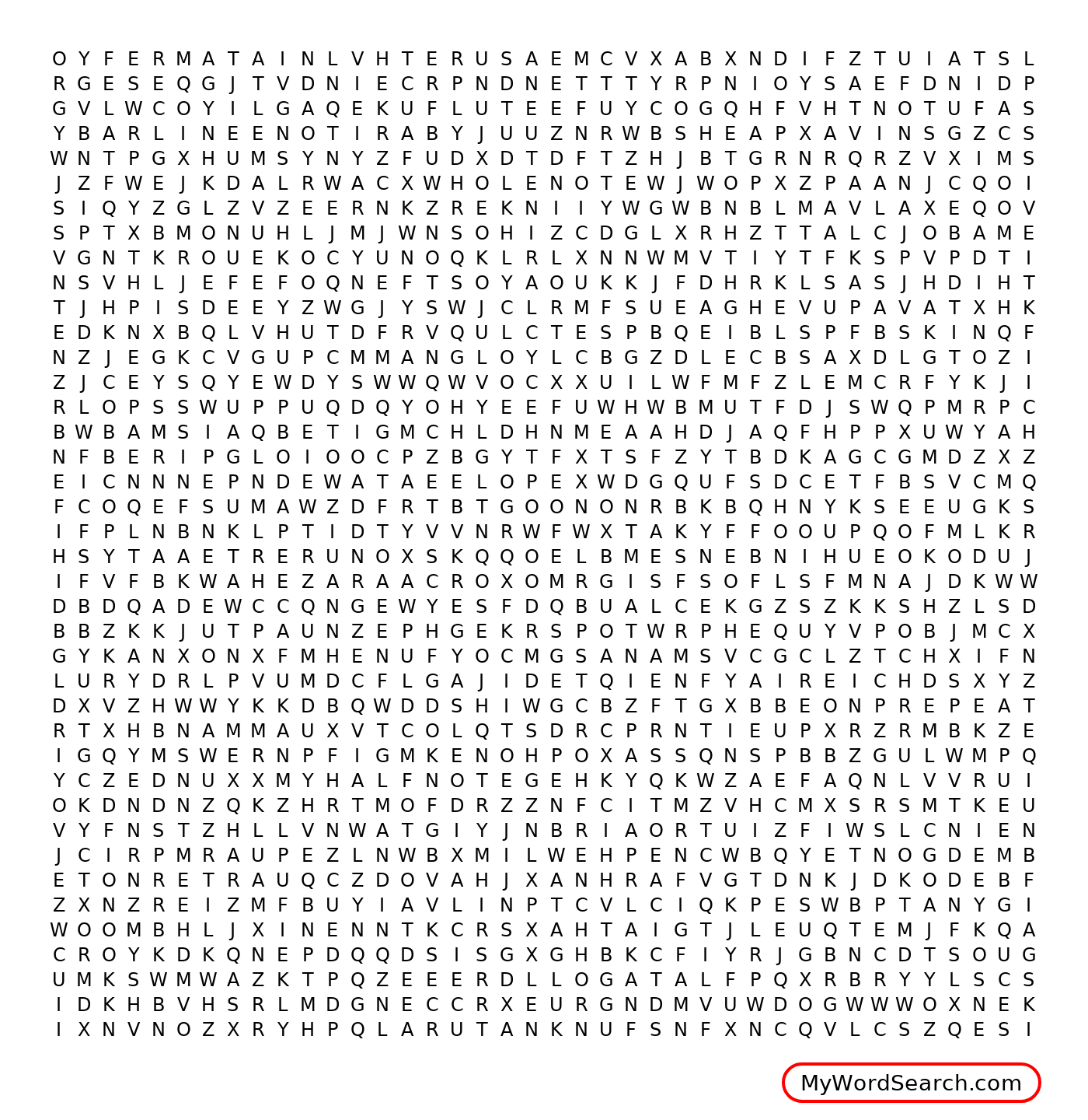 Band Word Search