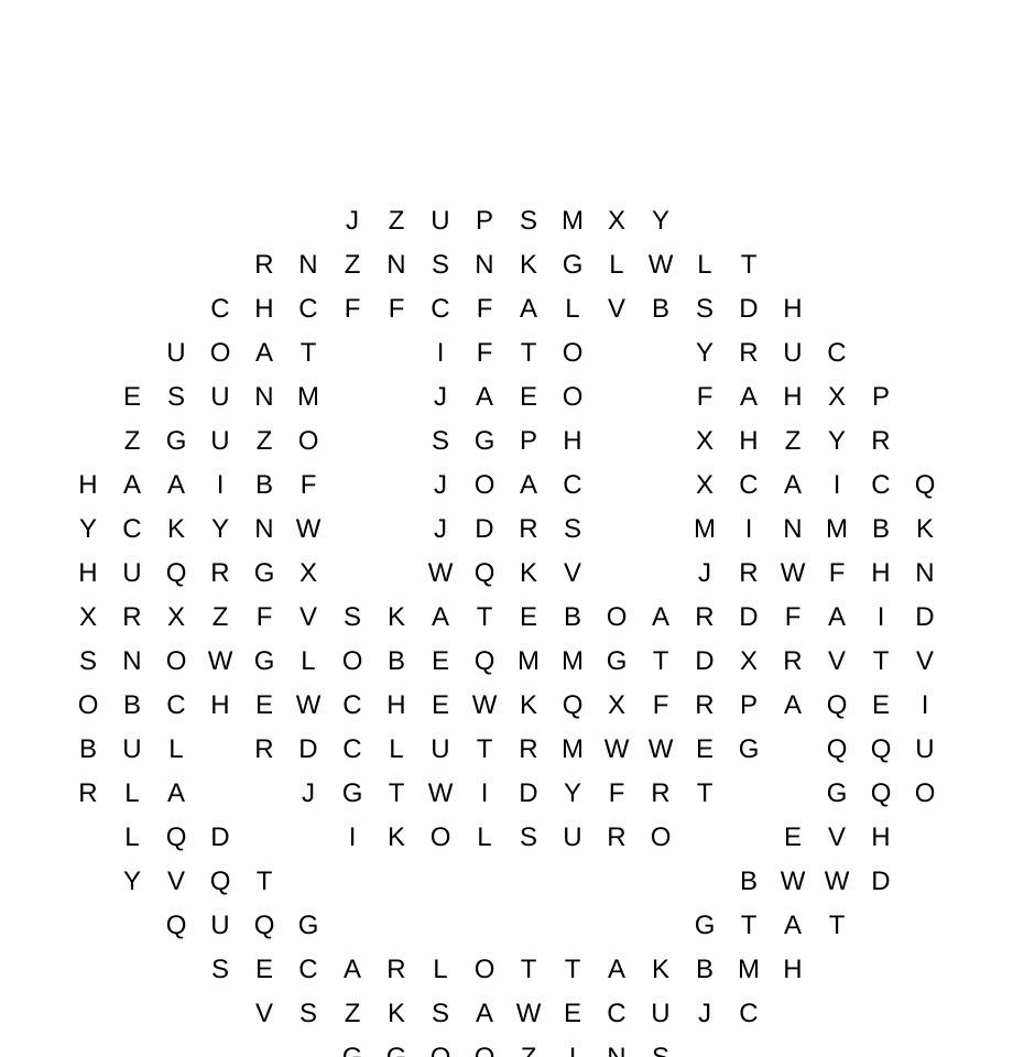 Dog Days Word Search