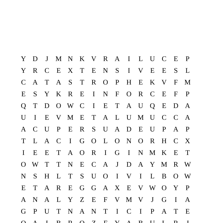 ELA Word Search