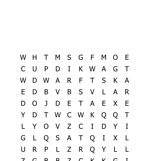 Epsilon Word Search