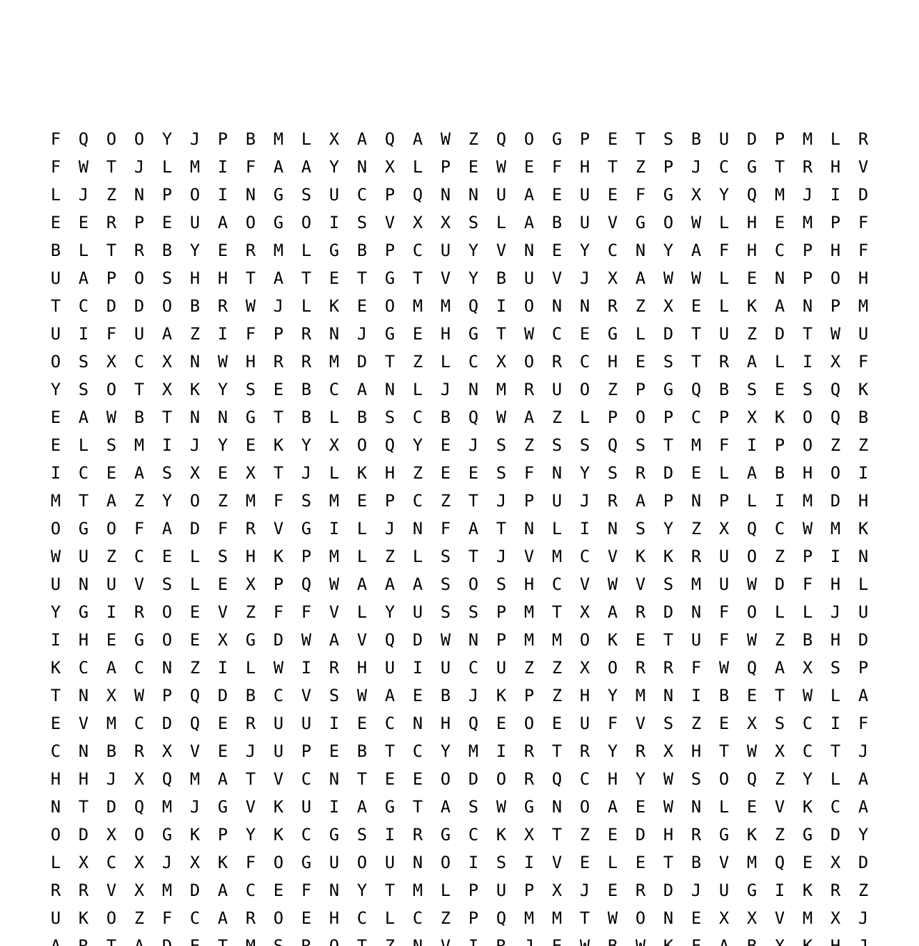 Grade 6 Music Word Search