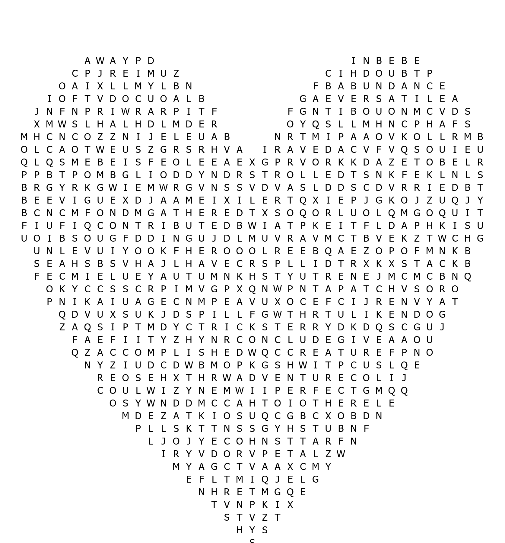 Harper's Word Search