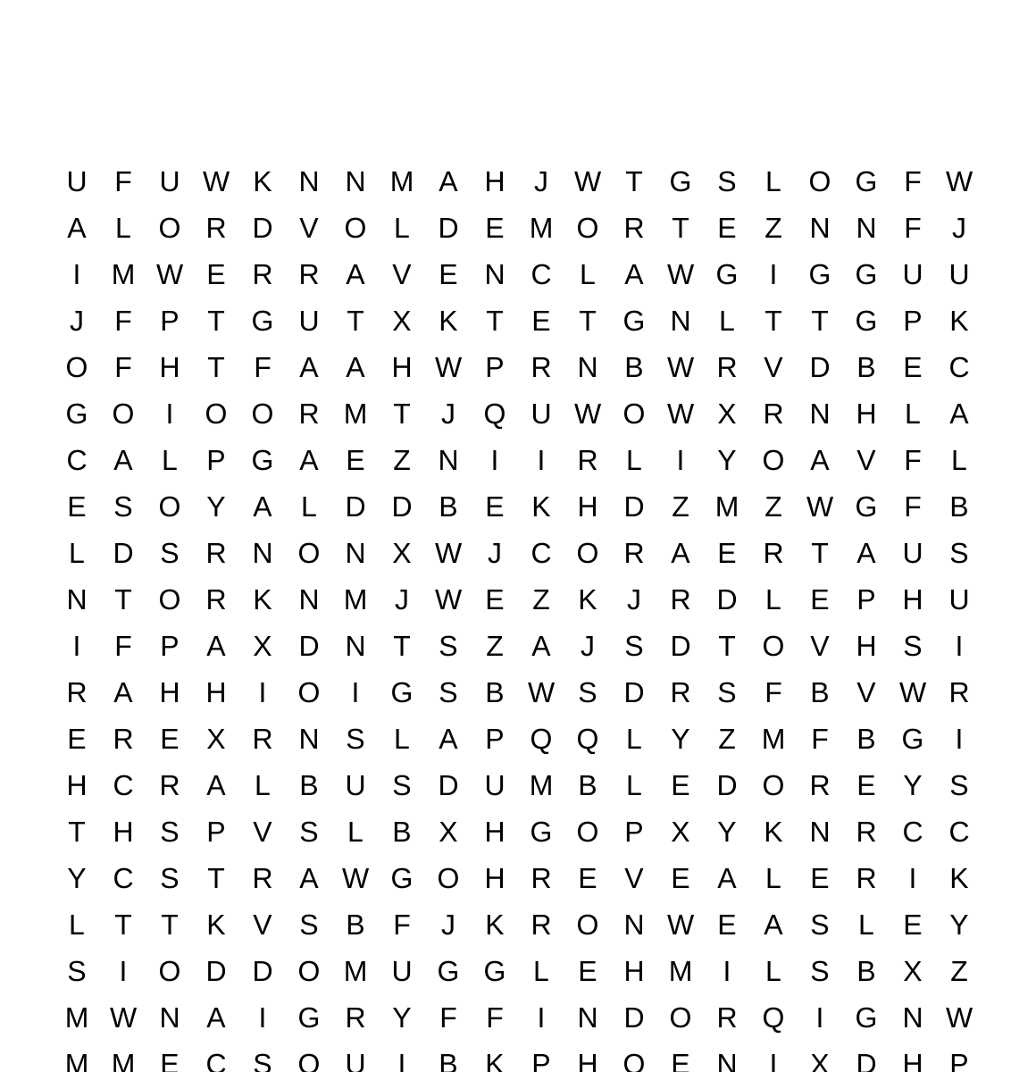 Harry potter word search