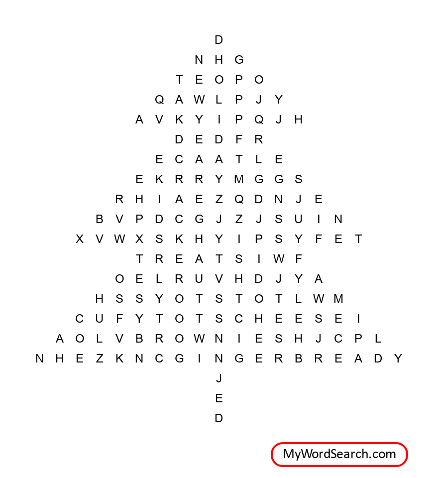 Holiday Word Search Holiday Word Search