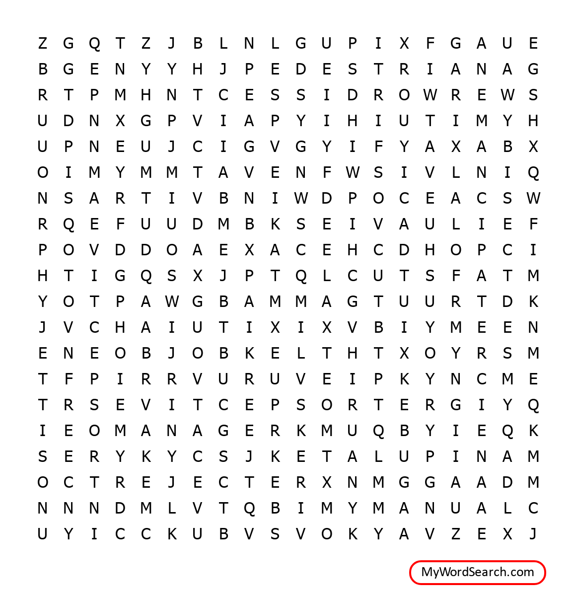 Language Arts Word Search language-arts-word-search