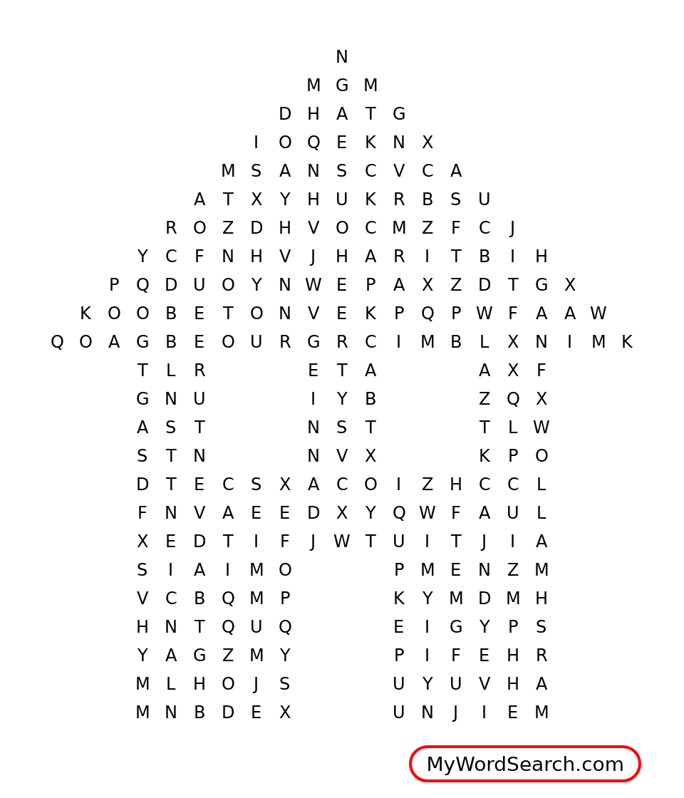 MAGICAL MARSHMALLOW WORD SEARCH