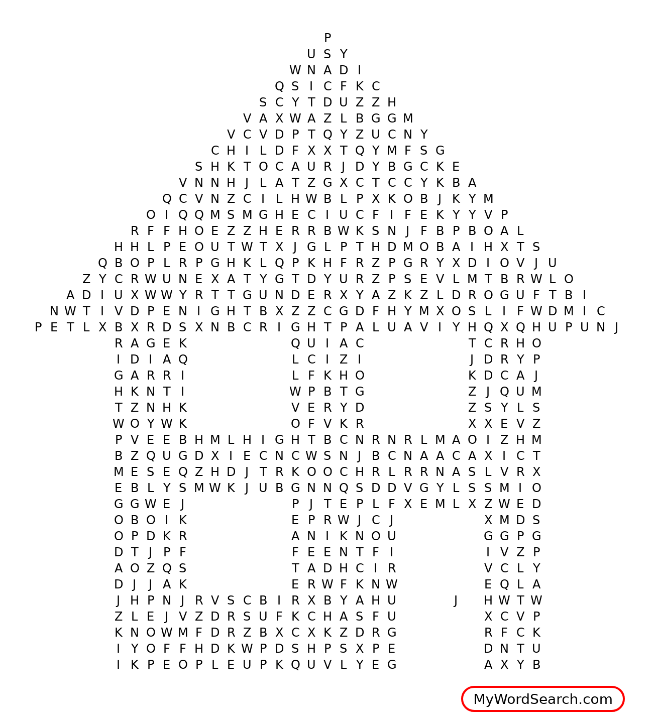 Mrs. Lee's Word Search: U2 W3