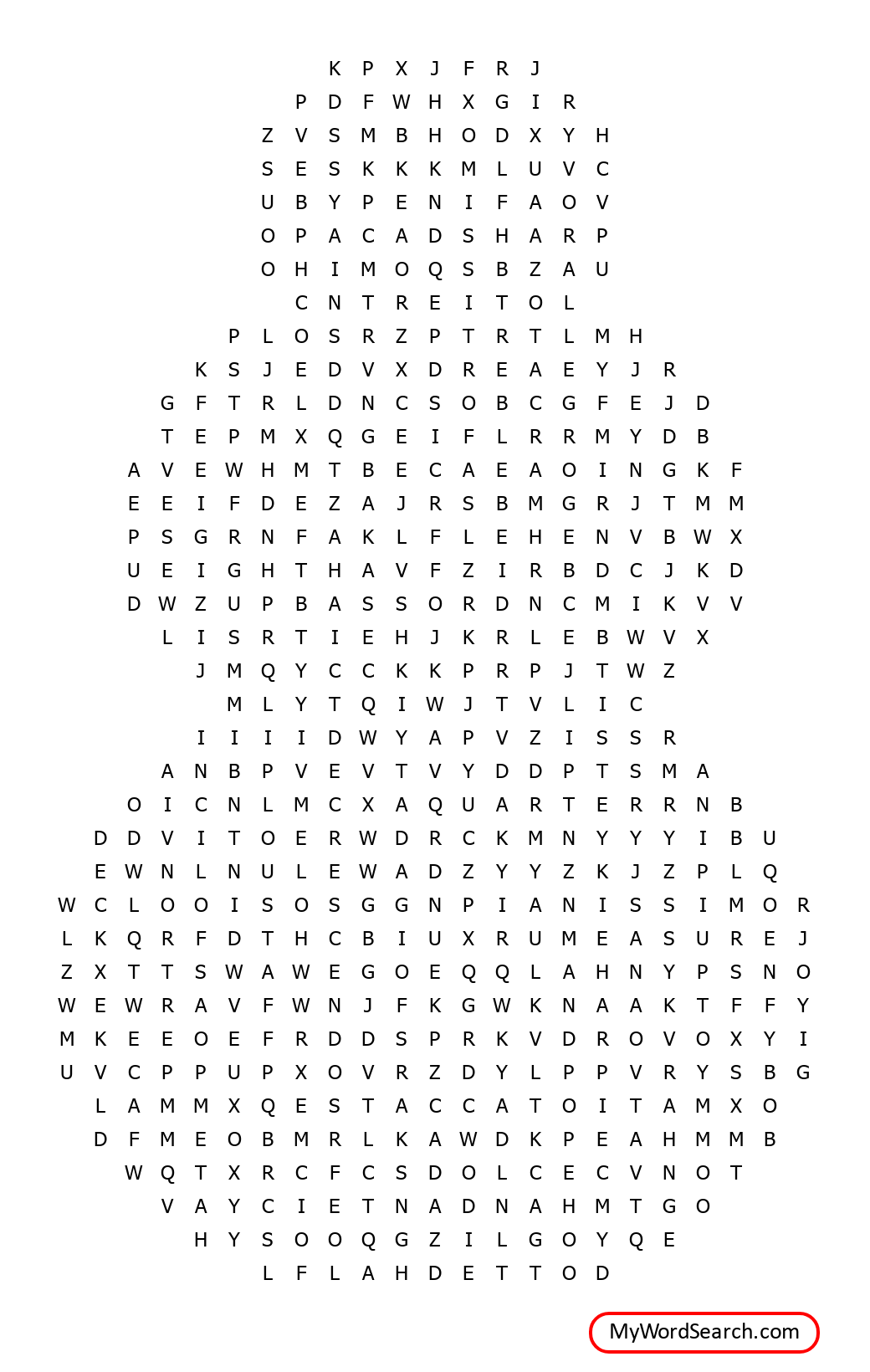 Music Word Search 1