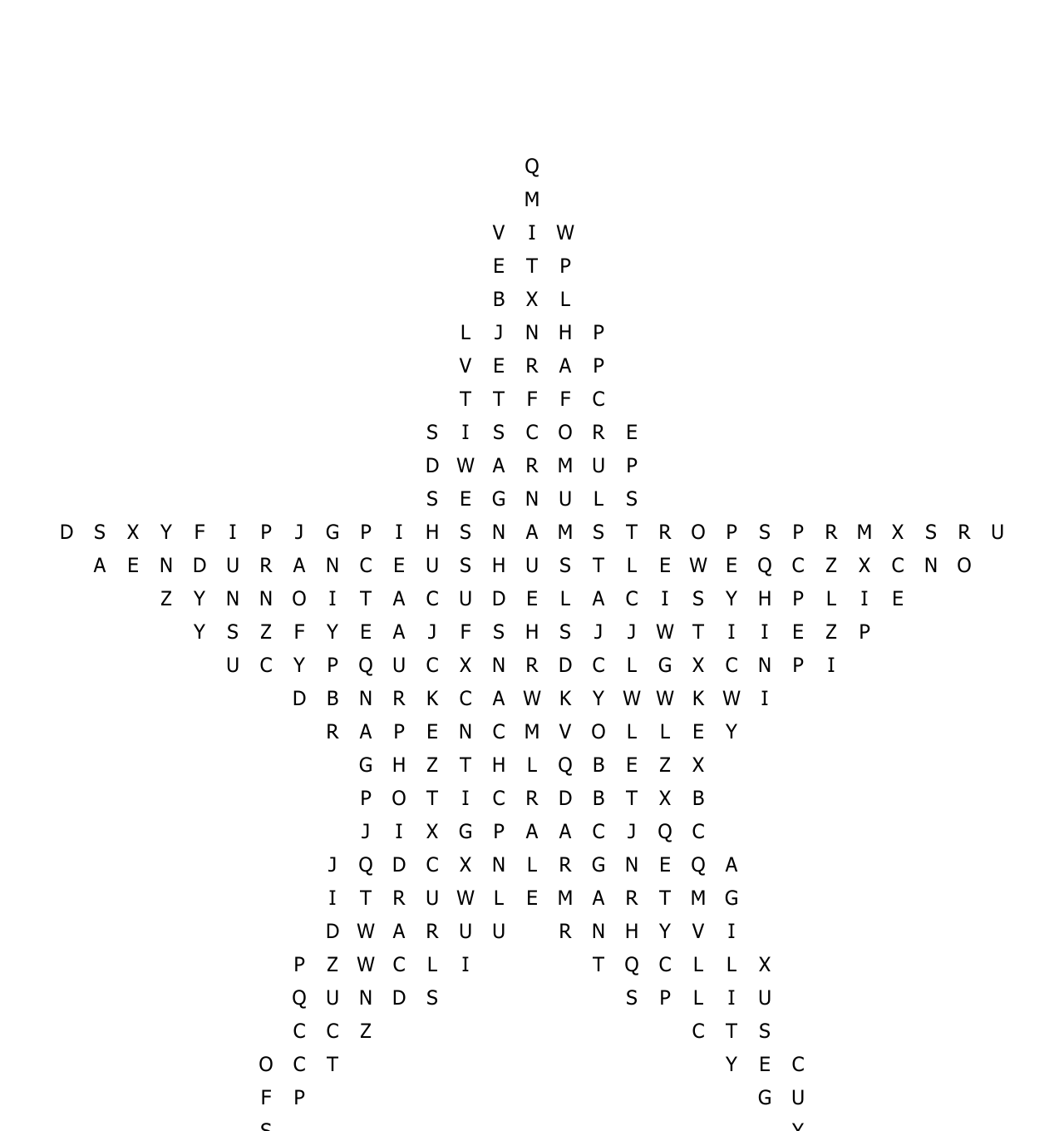 Physical Education Puzzle #1