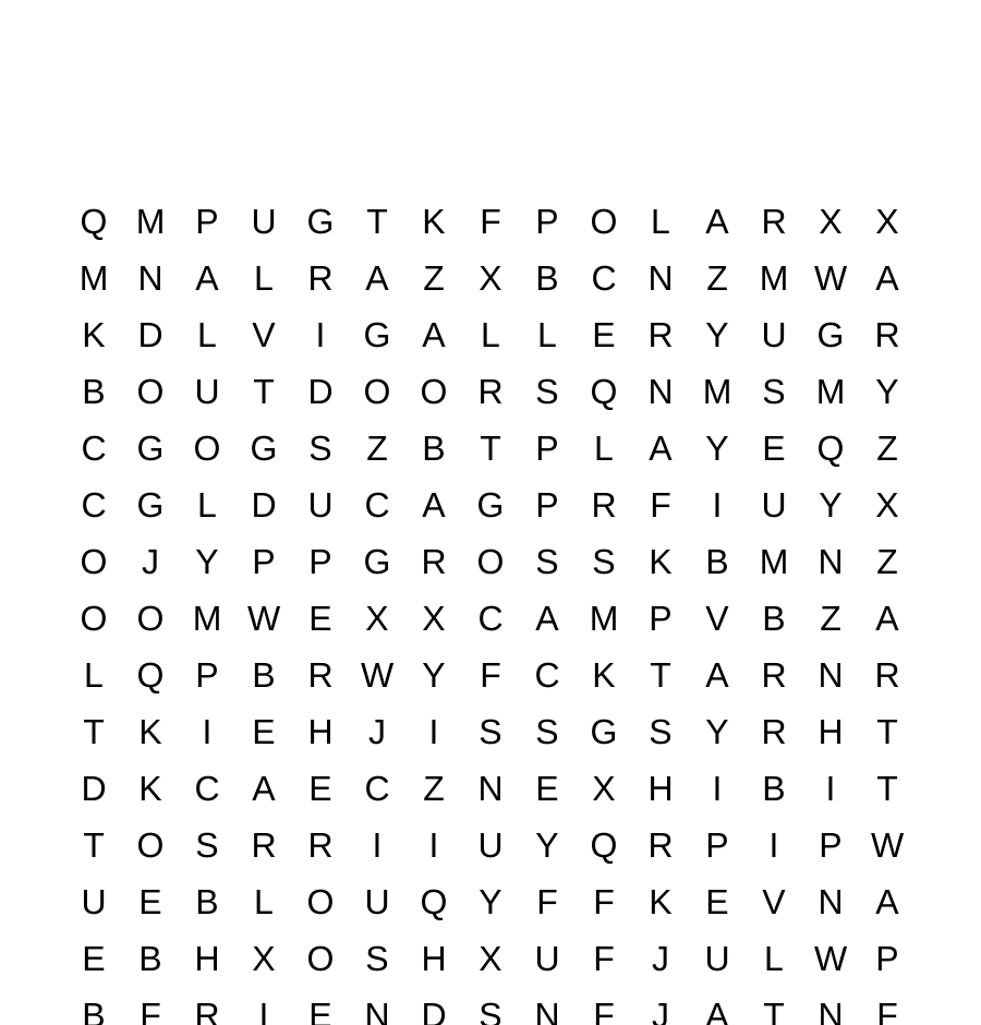 Polar bear word search