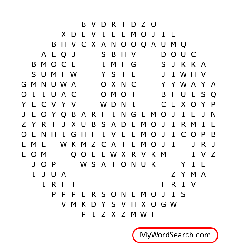 Presley s Emoji Word Search