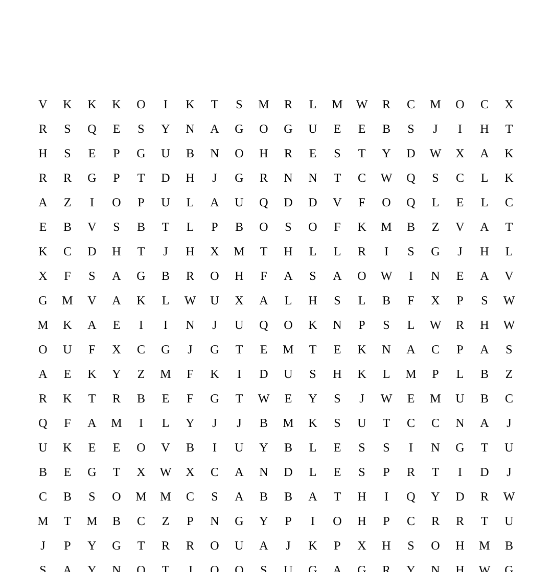 Shabbat Word Search