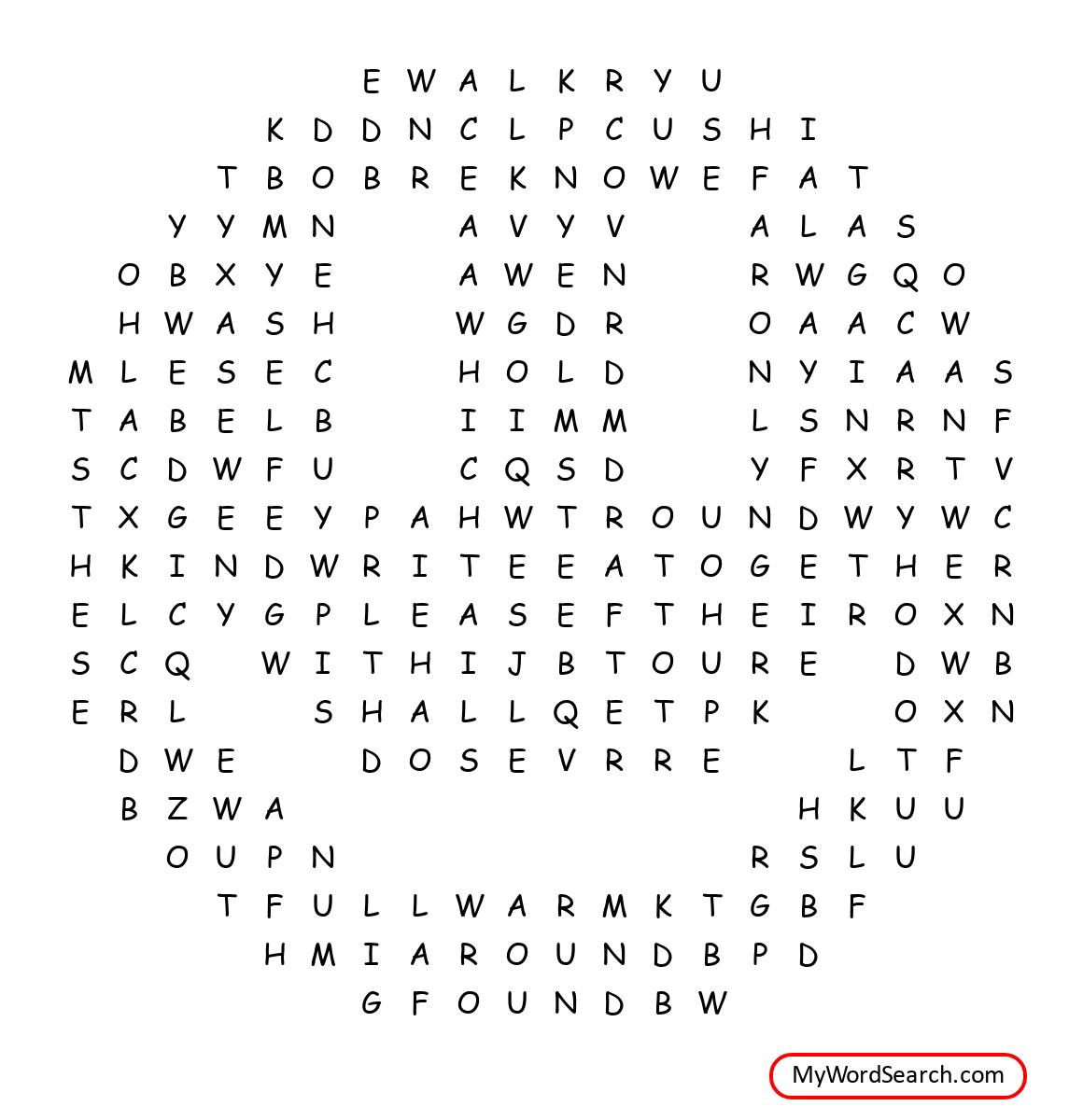 Sight Words need to know