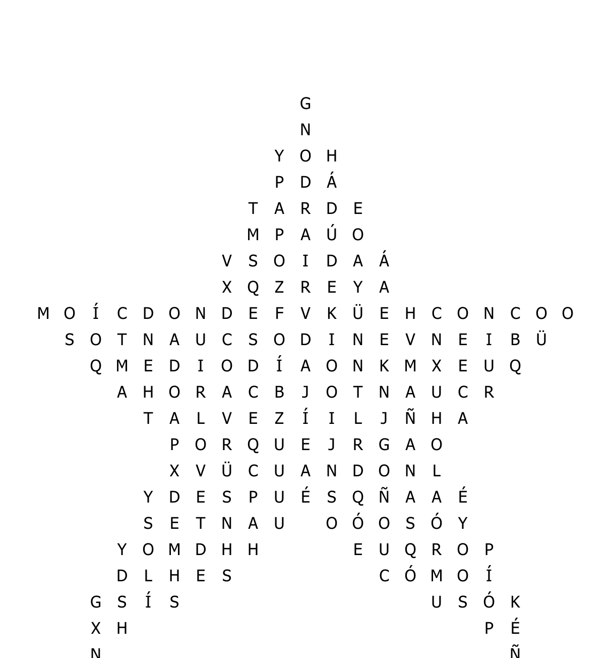 Spanish Word Search