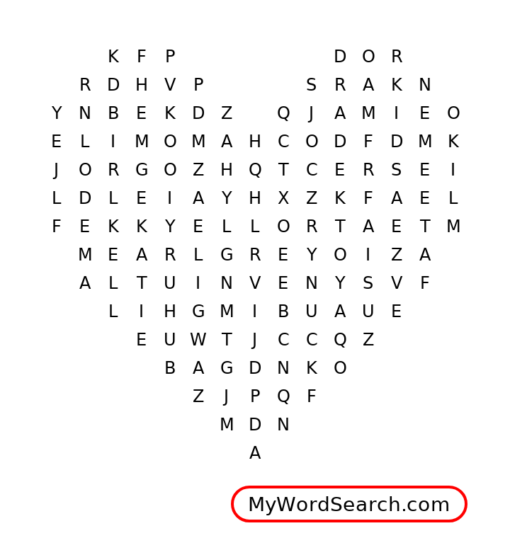 Tea Time Word Search