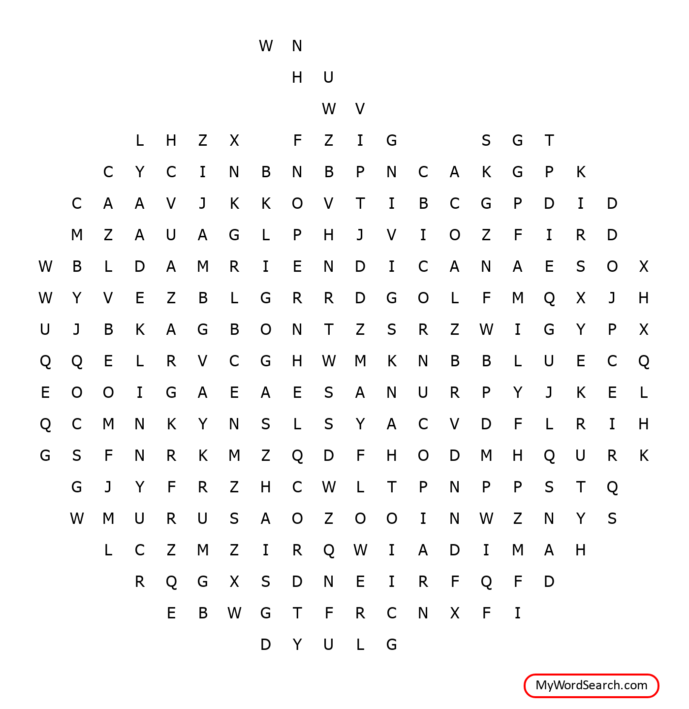 Thanksgiving Spelling Test