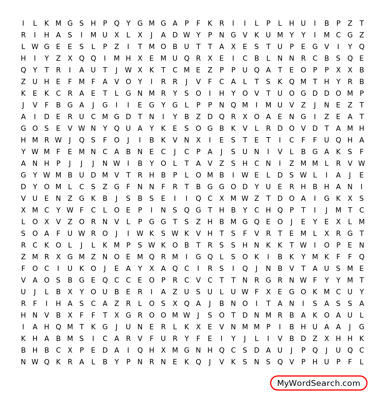 The Civil Rights Act Word Search