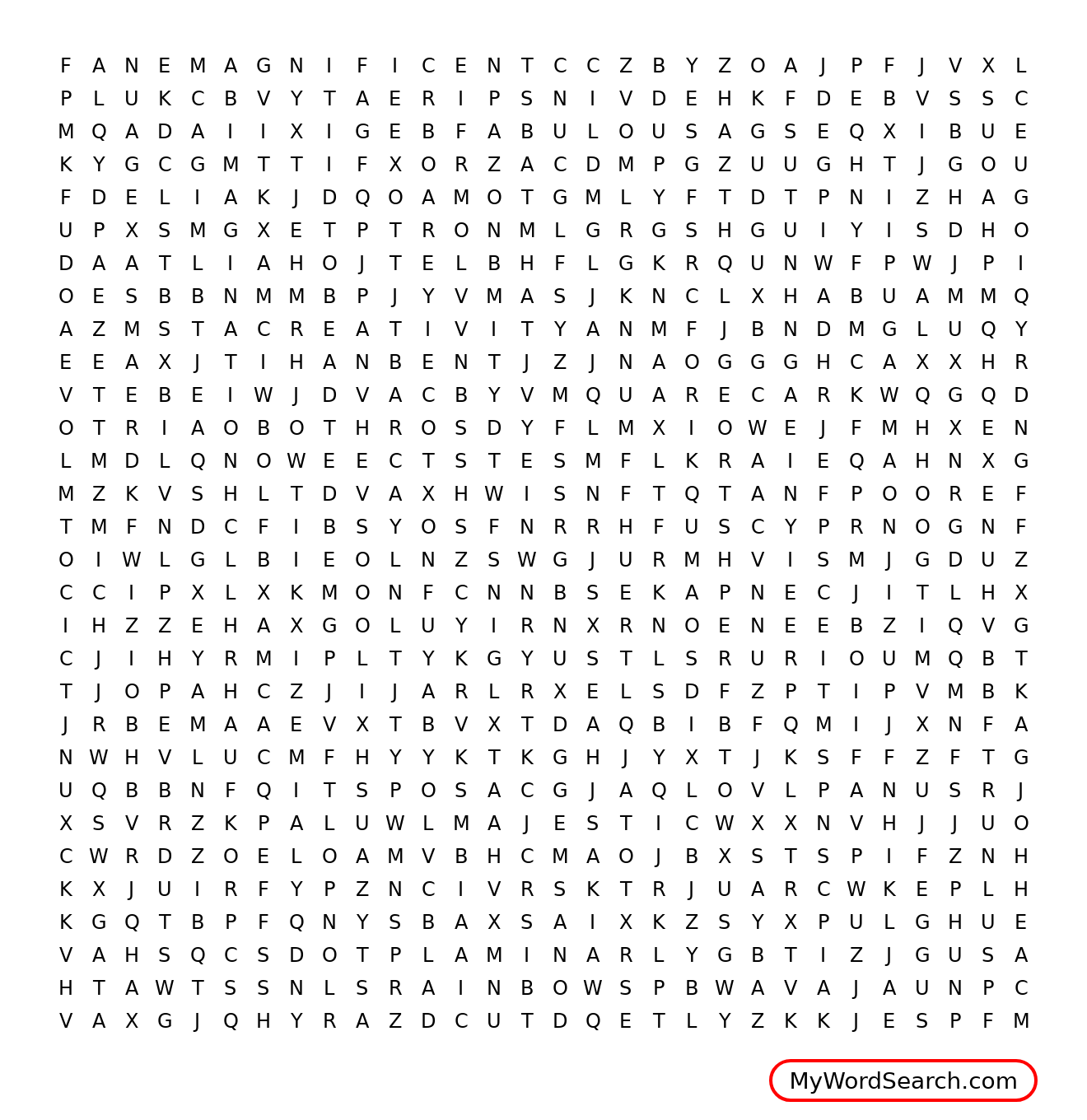 unicorn word search