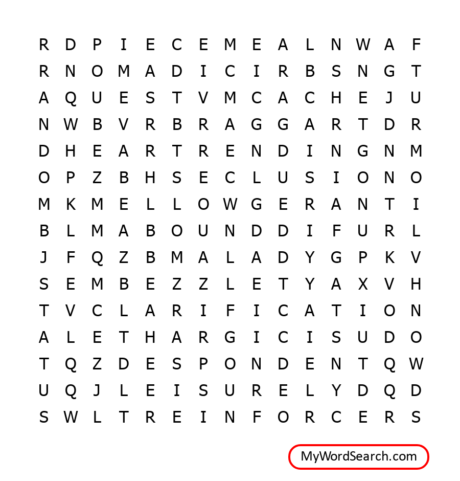 WORD SEARCH 12