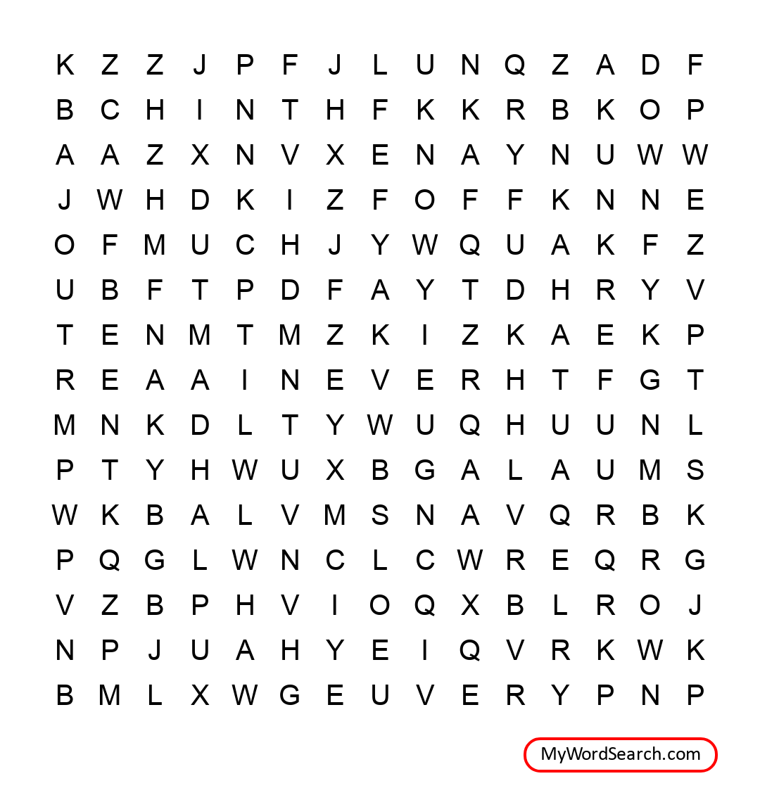 Word Search: Lesson 12