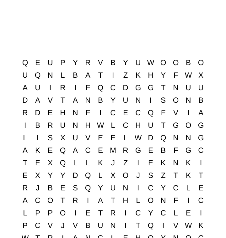 Word families uni, bi, tri, & quad Answers