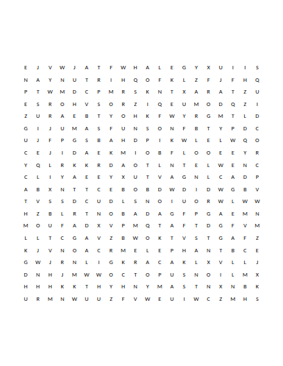 Animal Science and Husbandry Crossword Puzzle - Free Printable ...